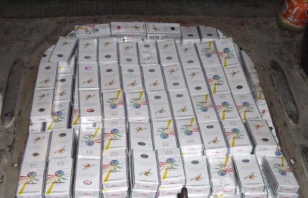 Ţigări de contrabandă, confiscate de poliţiştii de frontieră constănţeni